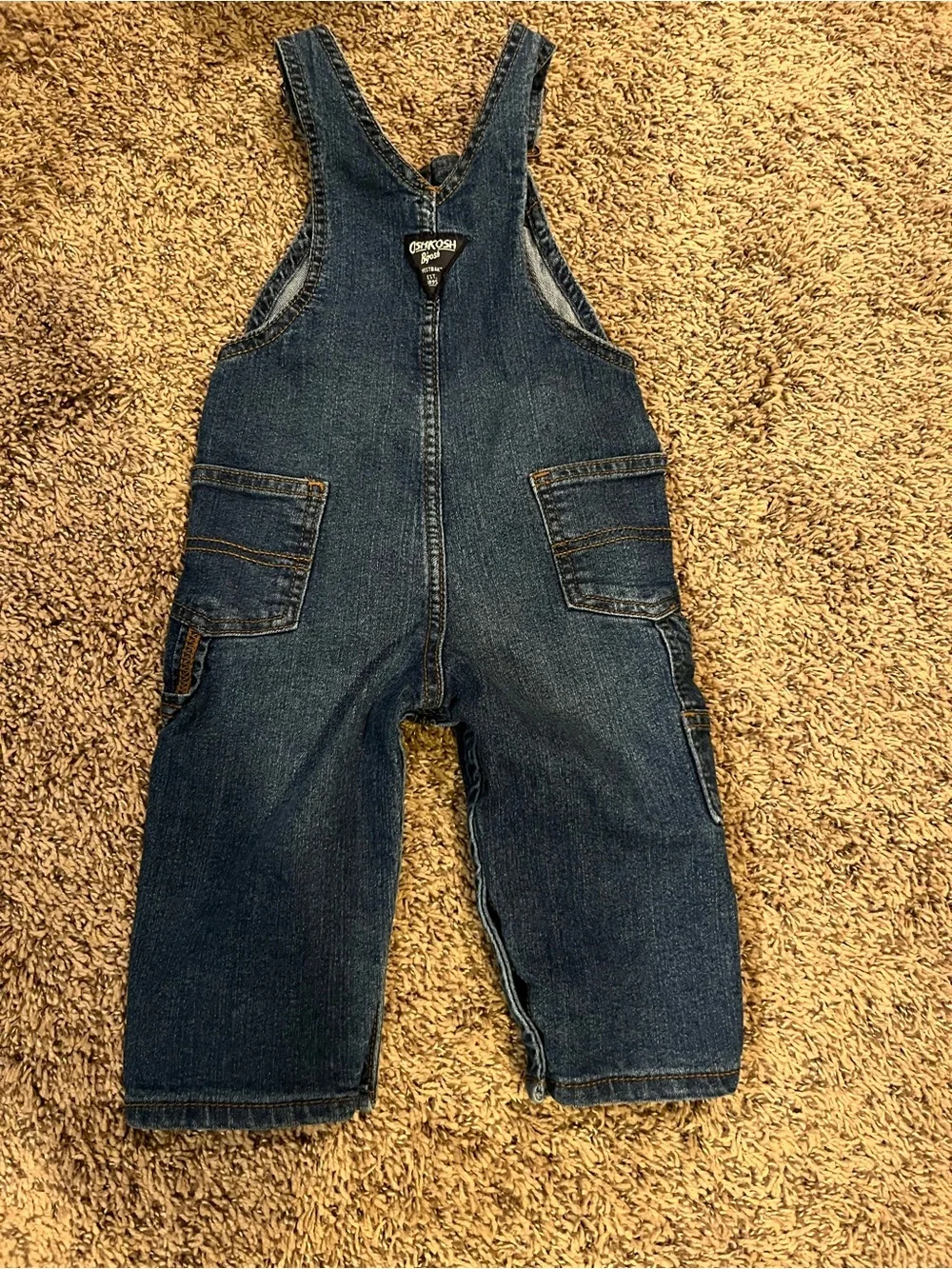 OshKosh B'gosh Classic Dark Blue Denim Overalls